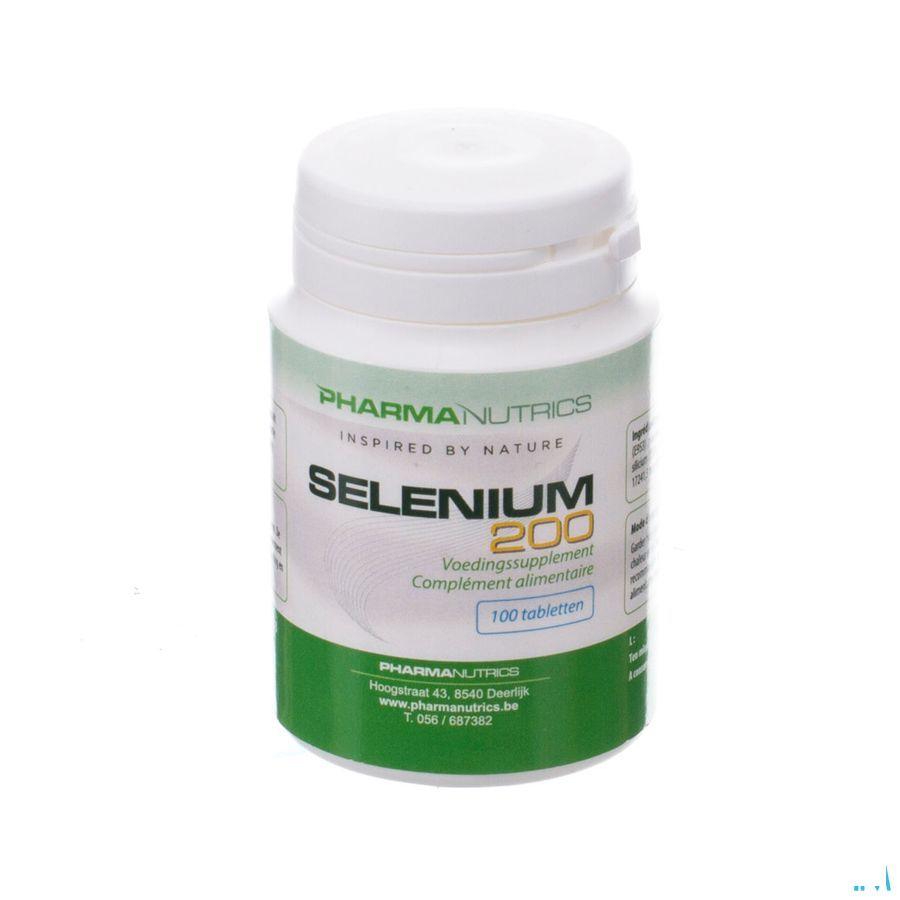 Selenium 200mcg Tabletten 100 Pharmanutrics  -  Pharmanutrics