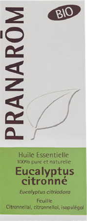 Eucalyptus Citroen Bio Essentiele Olie 10 ml  -  Pranarom