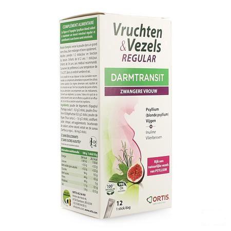 Ortis Vruchten & vezels Regular Sticks 12  -  Ortis