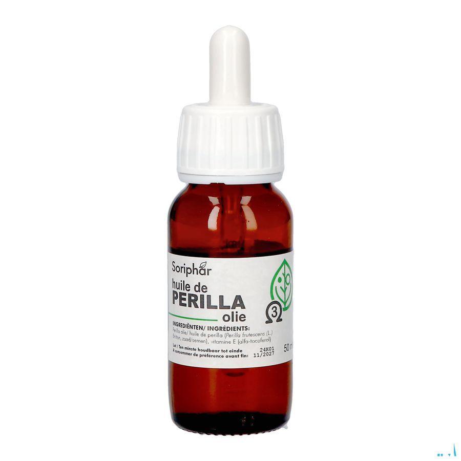 Soria Perilla Olie Omega 3 Vegan 50 ml  -  Soria Bel