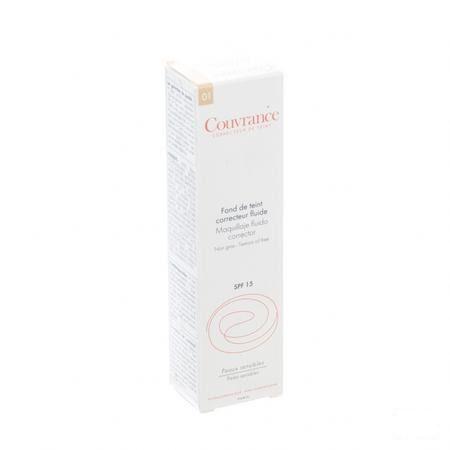 Avene Couvrance Fdt Fluide 01 Porcelaine 30 ml  -  Avene