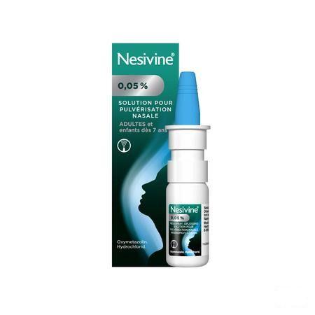 Nesivine 0,05% Classic Spray Nasal 10 ml