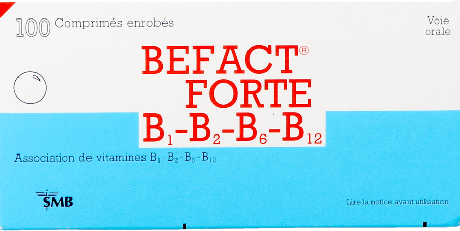 Befact Forte B1-B2-B6-B12 Omhulde Tabl 100