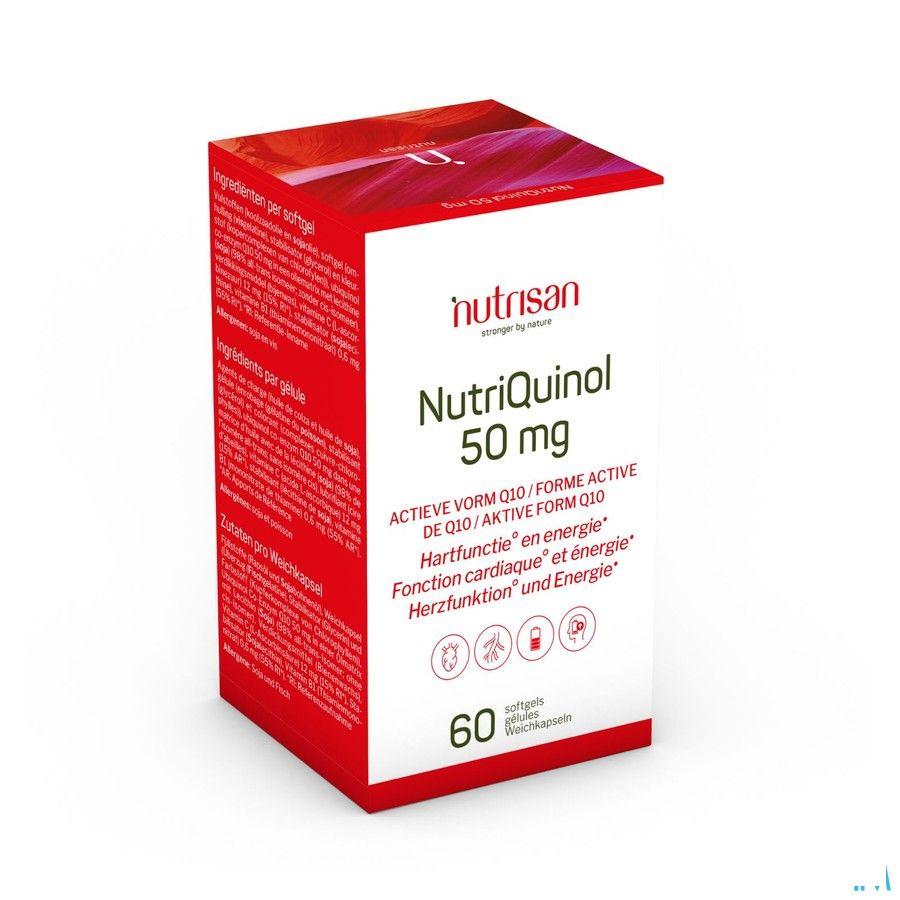 Nutriquinol 50 mg 60 Softgels   -  Nutrisan