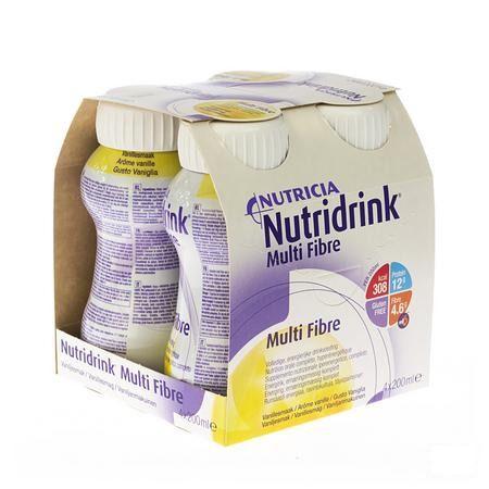 Nutridrink Multifibre Vanille 4x200 ml 3211075  -  Nutricia