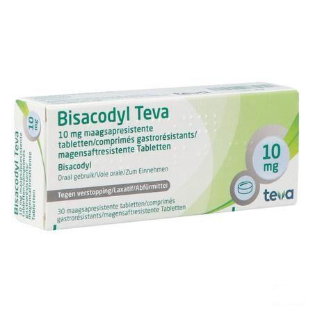 Bisacodyl Teva Dragee 30 X 10 mg 
