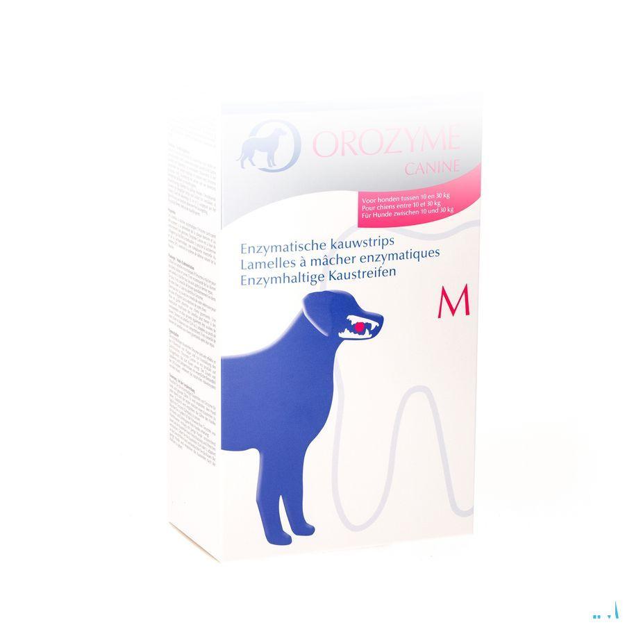 Orozyme Canine M Kauwstrip Enzym.hond 10-30Kg 141 gr  -  Ecuphar