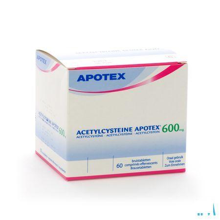 Acetylcysteine Apotex Comprimes Effervescents 60 X 600 mg