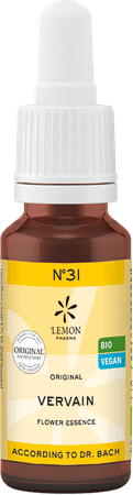 Fleurs De Bach Bio Nr 31 Vervain 20 ml  -  Eureka Pharma