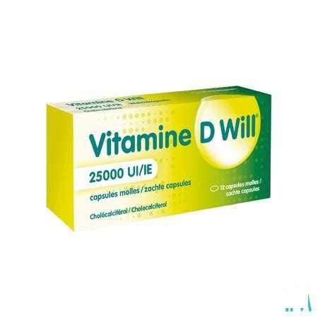 Vitamine D Will 25000Ie Zachte Caps 12  -  Will Pharma