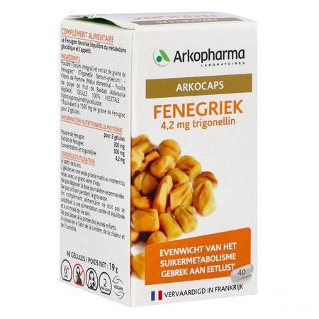 Arkogelules Fenugrec Comp 40
