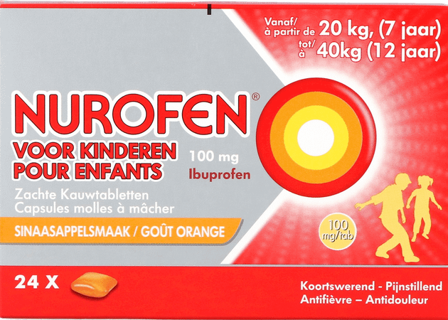 Nurofen Enfant 100 mg Capsule Molles A Macher 24