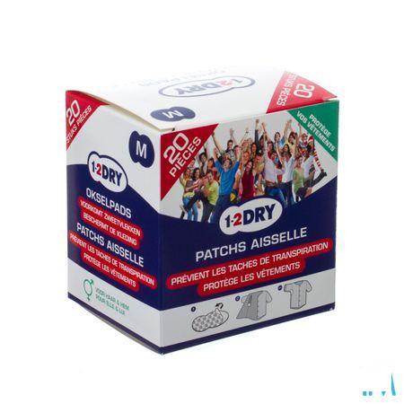 1-2dry Okselpads Medium 20