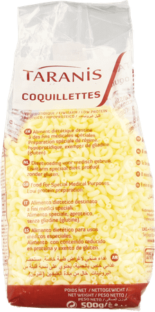 Taranis Pasta Schelpjes Zakje 500 gr 4624  -  Revogan