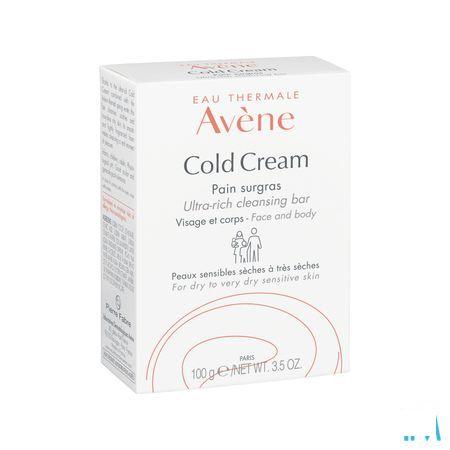 Avene Cold Cream Wasstuk Overvet 100 gr  -  Avene