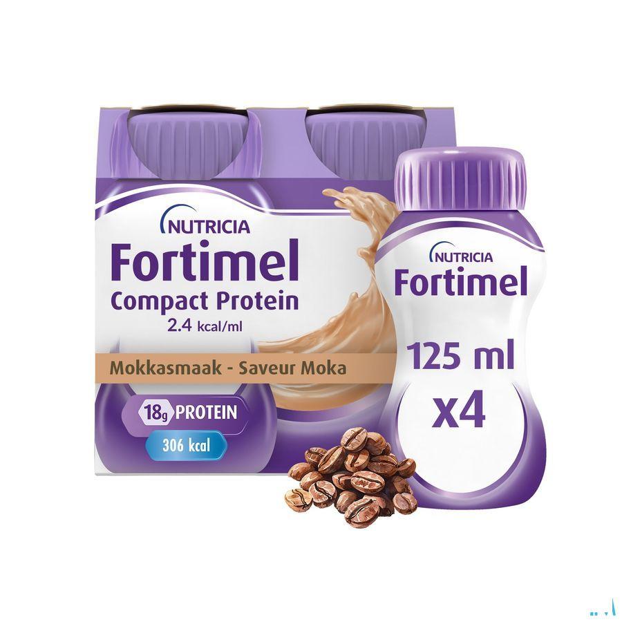 Fortimel Compact Protein 2.4Kcal Mokka 4 x 125 ml