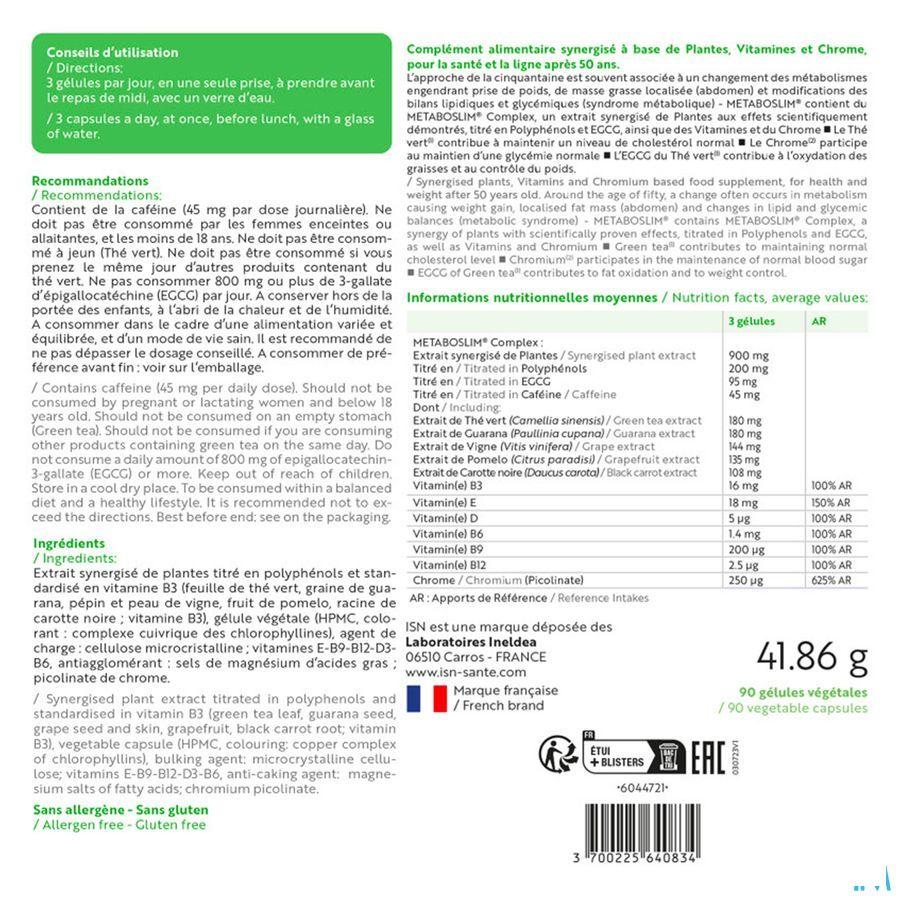 Metaboslim Isn Etui V-Caps 90