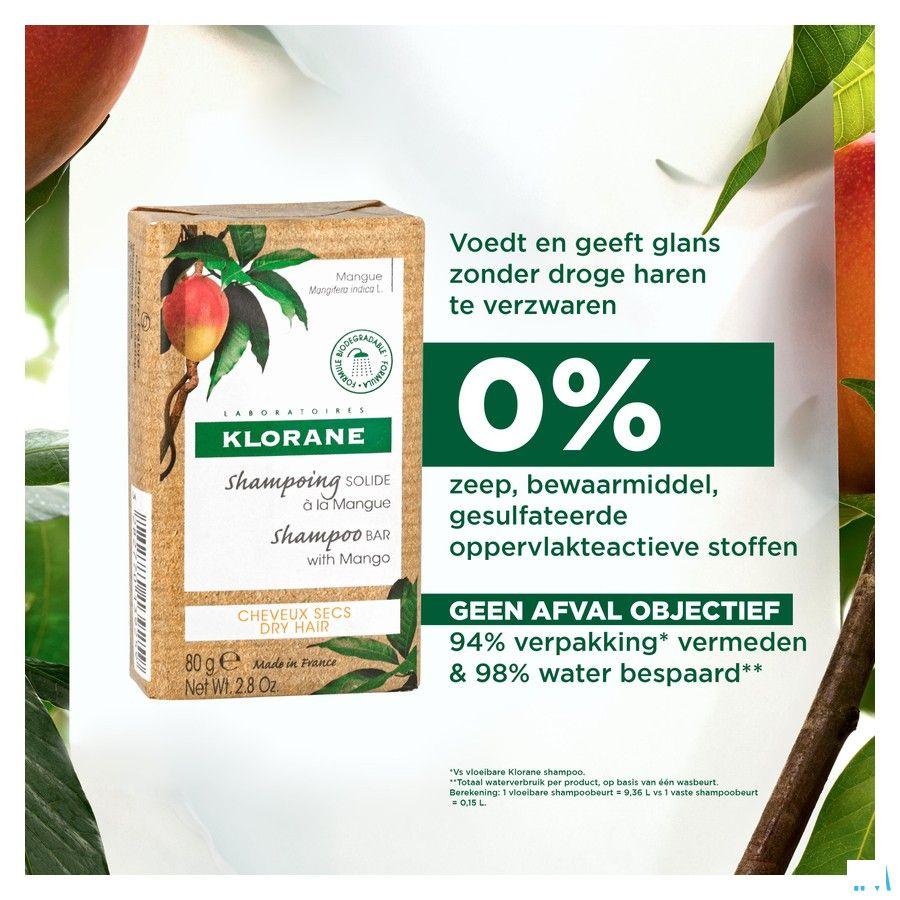 Klorane Capilaire Shampooing Solide Mangue 80G