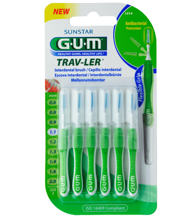 Gum Trav-ler Brosse Interdent. 1,1mm 6 1414m6