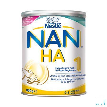 Nan Ha 1 Lait Poudre 800 gr  -  Nestle