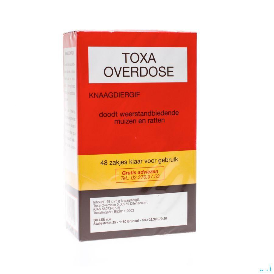 Toxa Overdose Souricide 48 X 25 gr