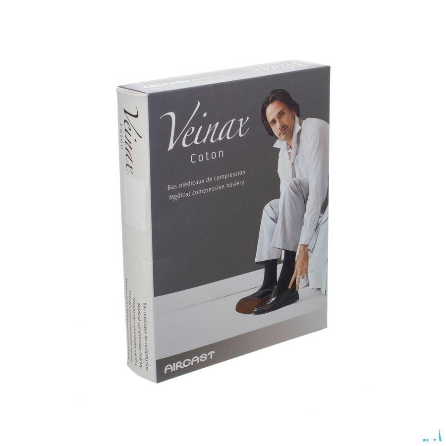 Veinax Kous Katoen Man 2 Lang Zwart Maat 1