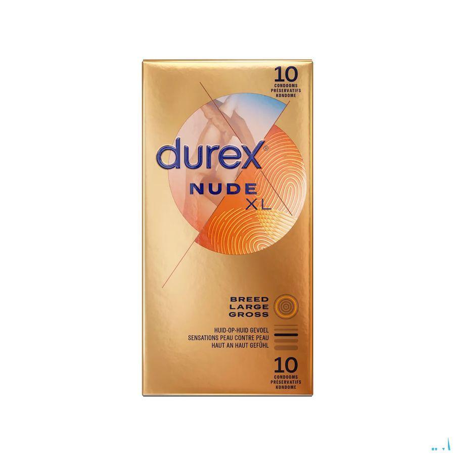 Durex Nude Xxl Preservatifs 10