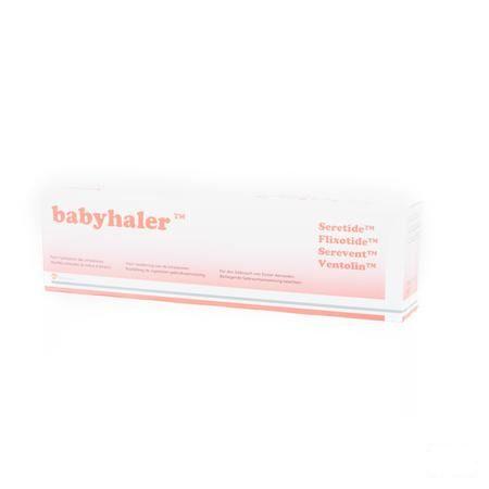 Babyhaler Inhalatiekamer + masker Baby 2 Kleppen