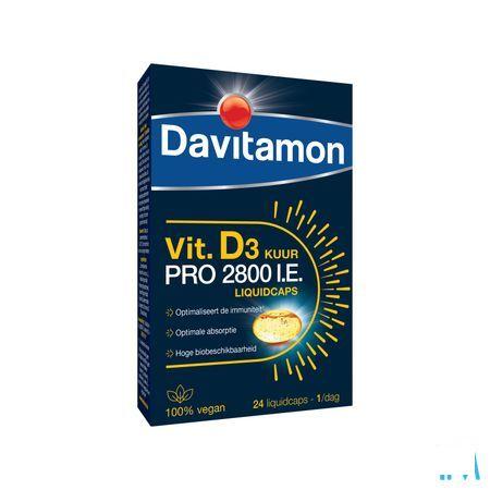 Davitamon Vegan Vit.D3 2800Iu 24 Caps Be  -  Perrigo