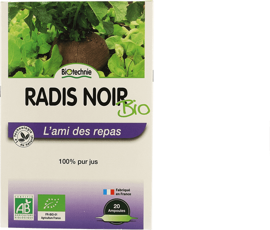 Zwarte Radijs Bio Ampullen 20x10 ml Biotechnie