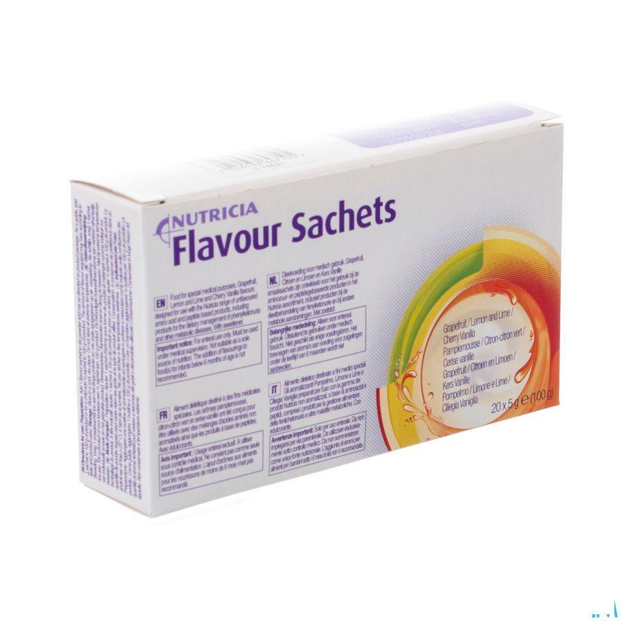 Flavour Kers-vanille Zakje 20x5 gr  -  Nutricia
