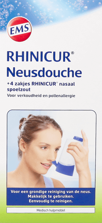 Rhinicur Douche Nasale + 4 Zakjes Spoelzout