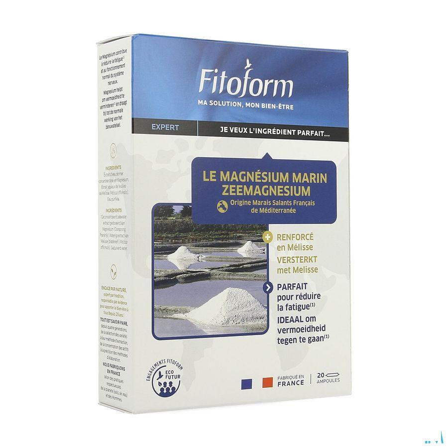 Magnesium Marin Ampoule 20x10 ml Fitoform  -  Bioholistic Diffusion