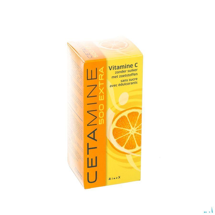 Cetamine 500 Extra zonder suiker Zuigtabletten 60