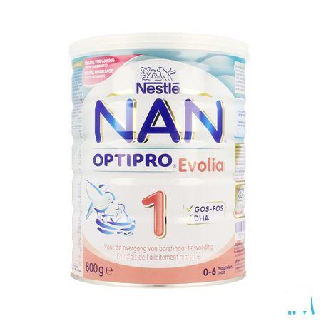 Nan Optipro Evolia 1 Lait Poudre 800 gr  -  Nestle