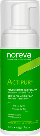 Actipur Schuim Derme Reinigend Pompfles 150 ml  -  Noreva Led