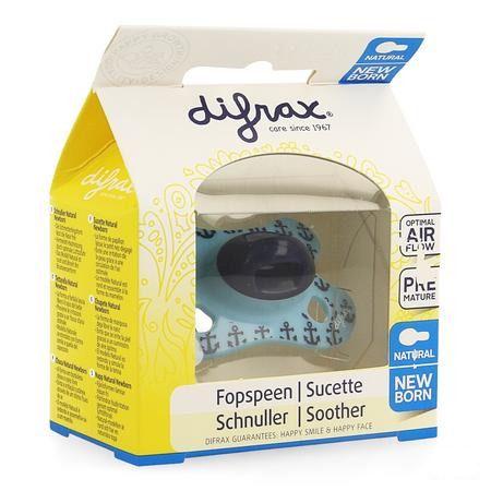 Difrax Fopspeen Natural Newborn  -  Difrax