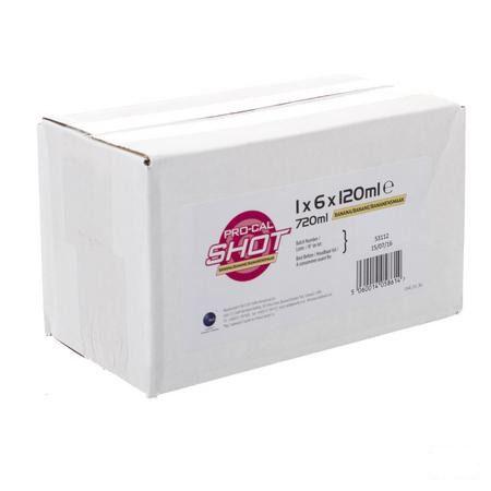 Pro-cal Shot Banaan 6x120 ml 