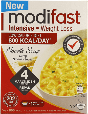 Modifast Intensive Noodle Soup Curry 220 gr  -  Nutrition & Sante