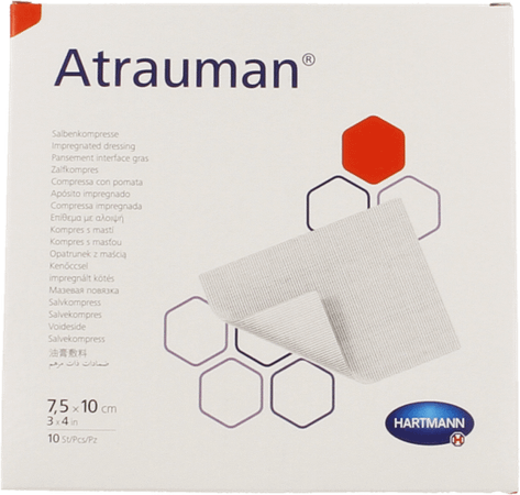 Atrauman 7,5x10cm St. 10 P/s  -  Hartmann