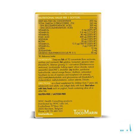 Unocardio Active Mind + Vision Complex Softgels 30