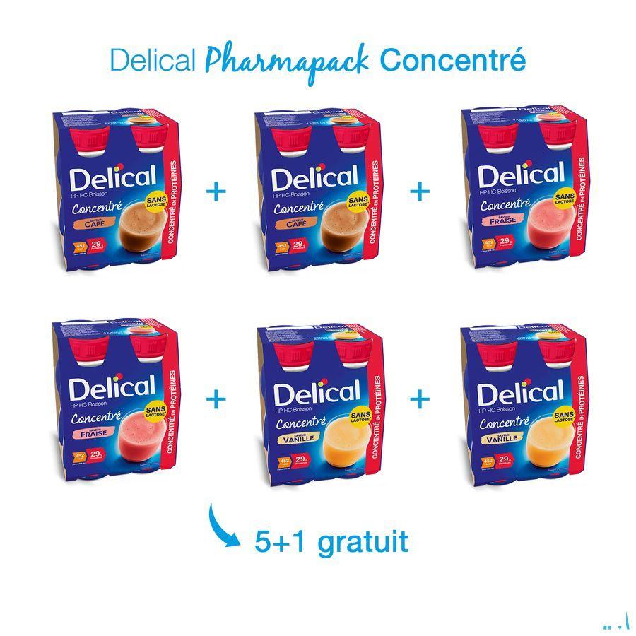 Delical Pharmapack Concentre 5 + 1x(4x200 ml)  -  Bs Nutrition