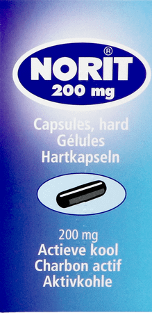 Norit 200 Capsule. 30 X 200 mg  -  Kela Pharma