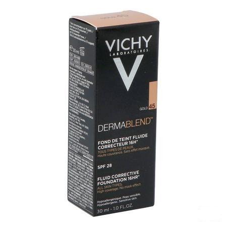 Vichy Fdt Dermablend Fluide 45 Gold 30 ml  -  Vichy