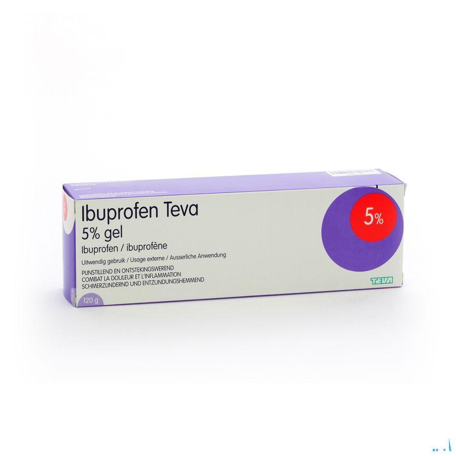 Ibuprofen Teva Gel Tube 120 gr