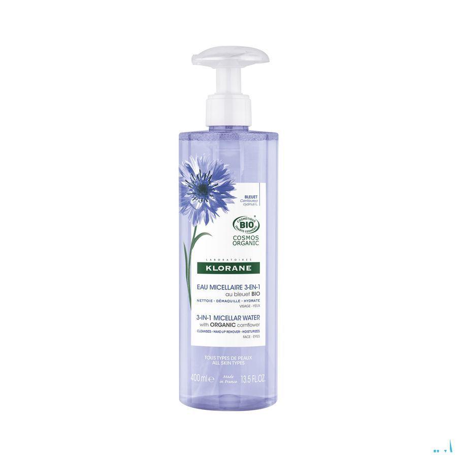 Klorane Visage Bleuet Eau Micellaire Bio 400 ml