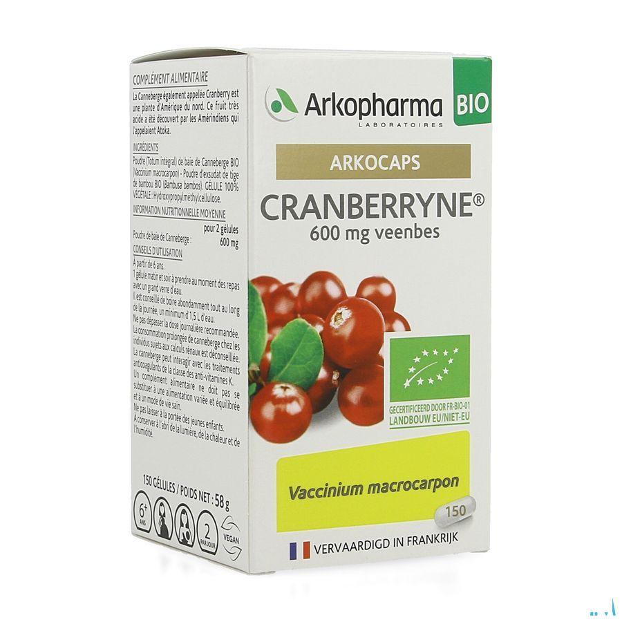 Arkocaps Cranberryne Bio Caps 150  -  Arkopharma