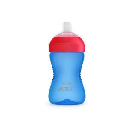 Philips Avent Drinkbeker Zachte Tuit 300  ml Blauw  -  Bomedys