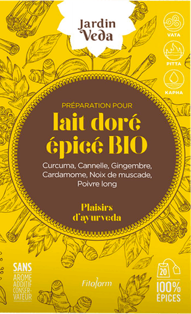 Jardin Veda Pittig Gouden Melk Bio Zak 20 Fitoform  -  Bioholistic Diffusion