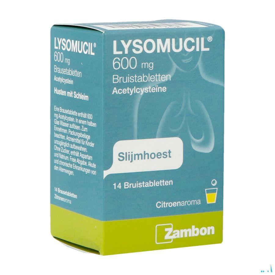 Lysomucil 600 Bruistabletten 14 X 600 mg